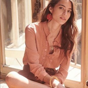 Sezane Joda Blouse Size 6